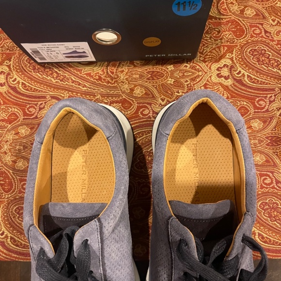 Peter Millar Men's Size 11.5M Navy Wayfare Runner MSRP $250 - Picture 4 of 8